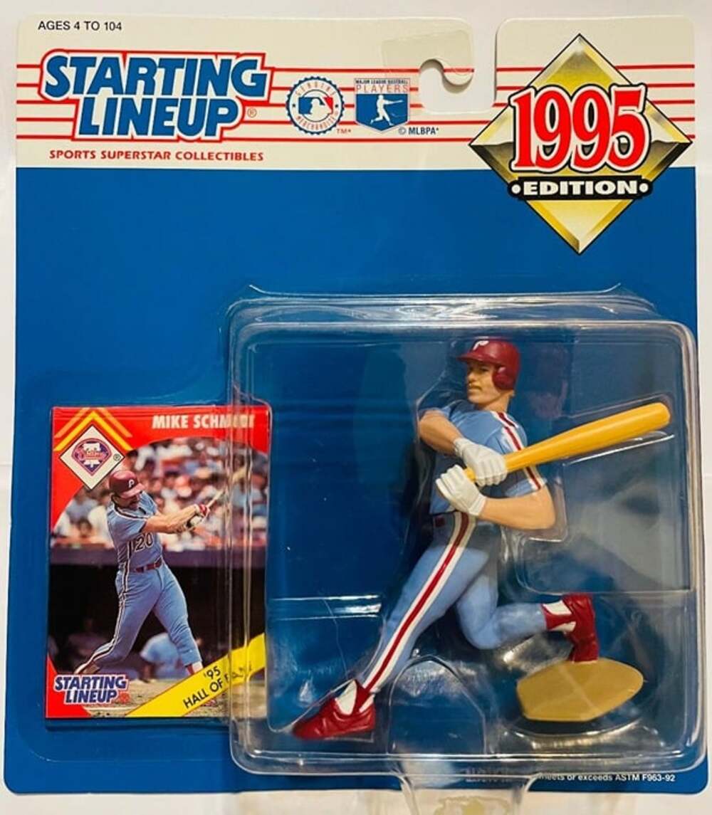 NEW Vintage 1995 Kenner Starting Lineup MIKE SCHMIDT HOF Philadelphia Phillies